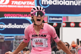 Isaac del Toro, ciclista mexicano del UAE Team Emirates / FOTO: GIRO DE ITALIA