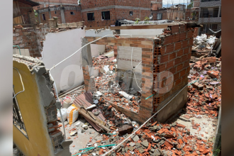 La casa de Maritza quedó en puros escombros. /FOTO: SINDY VALLE