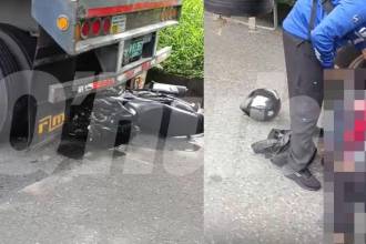 Accidente en la avenida Regional. FOTO: Q’HUBO MEDELLÍN