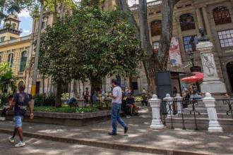 El Parque San Ignacio es uno los referentes del centro de la ciudad. FOTO: ARCHIVO- ESNEYDER GUTIÉRREZ