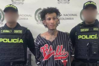 Edwin Alexánder Tabares Restrepo, conocido con el alias Dogui, trató de evitar su detención. FOTO: CORTESÍA