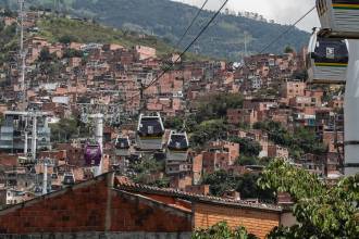 Metrocable de Medellín. FOTO: ARCHIVO RÓBINSON SÁENZ