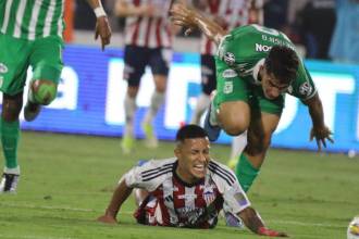 Nacional fue superado por Junior con fútbol y goles. FOTO: COLPRENSA