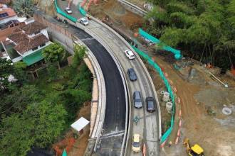 Este intercambio vial empezó desde el segundo semestre de 2025 y espera culminar obras en 2027. FOTO: REDES SOCIALES