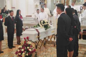 Eucaristía por Mateo Pérez Rueda en Yarumal, Norte de Antioquia. FOTO: TOMADA DE FACEBOOK EL YARUMALEÑO