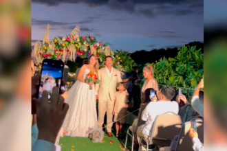 La ceremonia fue el sábado, 16 de agosto. /FOTO: CAPTURA DE VIDEO