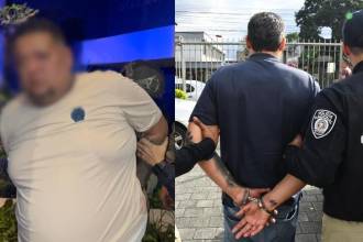 Alias Balín (izquierda) y Roberto Nastasi (derecha). FOTO: CORTESÍA SECRETARÍA DE SEGURIDAD MEDELLÍN