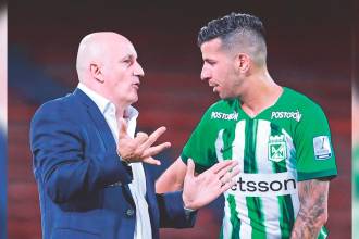 Pablo Ceppelini (der.) es uno de los jugadores que más le ha funcionado a Pablo Repetto (izq.) y hoy podría ser una buena alternativa. /FOTO: MANUEL SALDARRIAGA