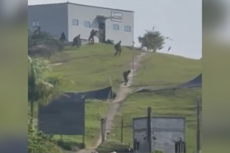 Ataque a la base militar en Anorí. / FOTO: CAPTURA DE VIDEO