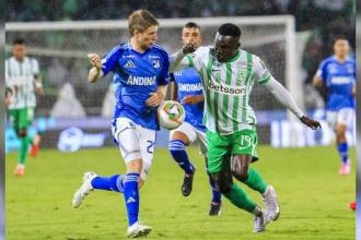 Hace 18 años no se enfrentaban Nacional y Millonarios por un torneo internacional. FOTO: ARCHIVO - CAMILO SUÁREZ.