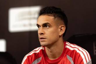 Rafael Santos Borré, delantero colombiano en Brasil. FOTO: TOMADA DE @rafaelsantosborre