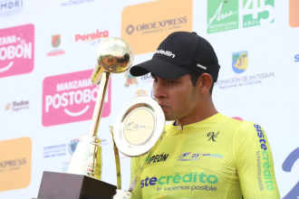 Diego Camargo, ciclista campeón del Clásico RCN 2025. /FOTO: CORTESÍA CAMILA DÍAZ RCN RADIO