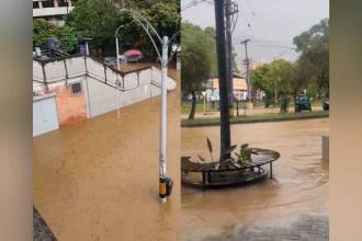 Inundaciones en el Poblado. FOTO: CORTESÍA DENUNCIAS ANTIOQUIA