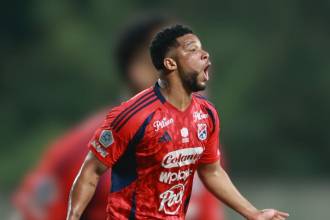 Frank Fabra, lateral izquierdo y figura del partido. FOTO: MANUEL SALDARRIAGA