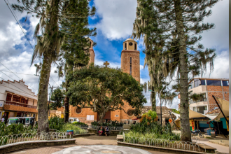 Imagen de refrencia del parque principal de Yalí. / FOTO: JUAN ANTONIO SÁNCHEZ