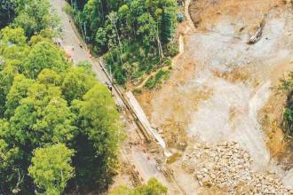 Se removieron 60.000 metros cúbicos de material (que equivale a llenar 24 piscinas olímpicas). / FOTO: CORTESÍA
