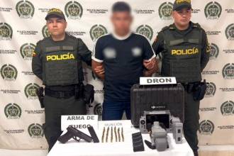 Lo pillaron con una pistola y un dron en zona rural de Segovia