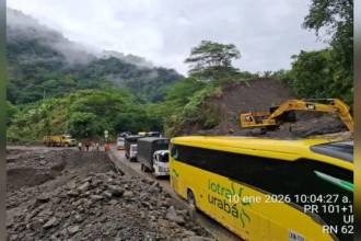 Vía a Urabá, sector Puente Godó. FOTO: FACEBOOK EL REPORTERO