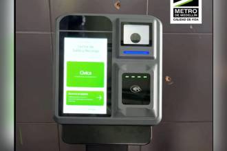 Es igualito al ubicado en los torniquetes de las estaciones. FOTO: METRO DE MEDELLÍN