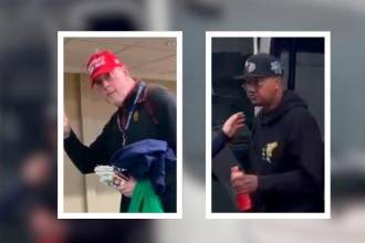 El hombre deportado por amenazas (izq.) y el influencer expulsado (der.) fueron enviados a la ciudad de Miami. FOTO: CORTESÍA MIGRACIÓN COLOMBIA