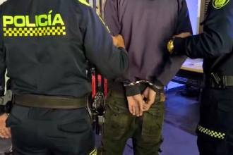 Hombre capturado en Zamora. FOTO: POLICÍA NACIONAL