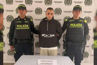 Alias Tremen tras ser capturado por la Policía. /FOTO: CORTESÍA