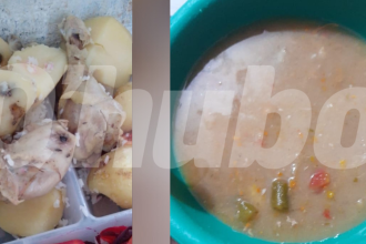 Algunos de los alimentos que han estado recibiendo los reclusos, hombres y mujeres, de la cárcel El Pedregal. /FOTOS: CORTESÍA