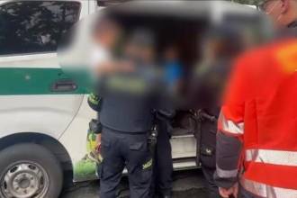 Rescatan 3 niños abandonados en vivienda de Robledo. FOTO: ALCALDÍA DE MEDELLÍN 