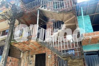 En el segundo piso de este edificio fue donde encontraron a la mujer. FOTO: ALEJANDRA MORALES