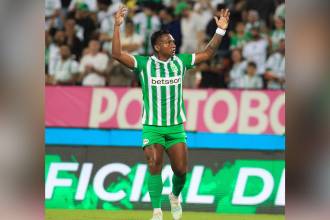 Alfreo Morelos se reportó con dos dianas en los minutos 33 y 56. FOTO: ANDRÉS CAMILO SUÁREZ