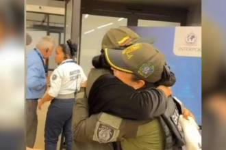 Una joven antioqueña de 21 años fue rescatada sana y salva después de haber sido secuestrada en Ecuador. CAPTURA DE PANTALLA. CORTESÍA - GAULA