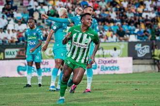 Alfredo Morelos ha anotado 7 goles con Nacional, 3 por Copa Colombia. /FOTO: ATLÉTICO NACIONAL