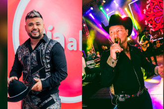 Ciro Quiñonez (der) Giovanny Ayala (izq) cantantes de música Popular. /FOTOS: INSTAGRAM 