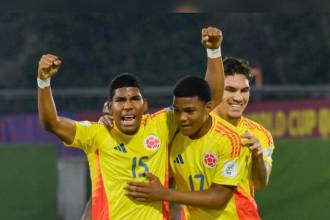 Miguel Solarte fue el encargado de abrir el camino victorioso de Colombia ante los coreanos. / FOTO: FCF