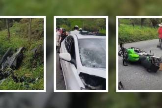 Las causas del accidente son materia de investigación. FOTOS: FACEBOOK MEDELLÍN OSCURA