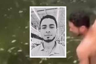 En la búsqueda participaron amigos y familiares de Abraham Gil, el hombre de 23 años que se ahogó. FOTOS: X @THESHPADRESFAN
