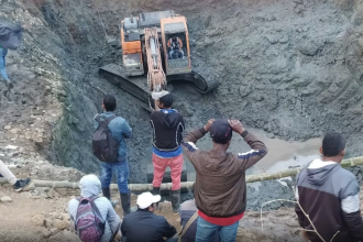 Búsqueda de mineros desaparecidos en Santander de Quilichao. /FOTO: REDES SOCIALES