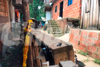 Este fue el lugar donde falleció Édgar Mauricio. /FOTO: LAURA ROSA JIMÉNEZ VALENCIA