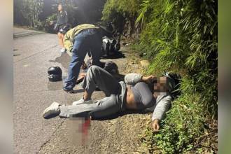 El accidente se registró en un sector de Robledo conocido como Cucaracho. FOTO: PRENSA PAISA