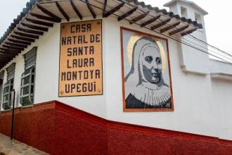 Esta es la casa de la Santa Madre Laura que fue hurtada. FOTO: CAMILO SUÁREZ