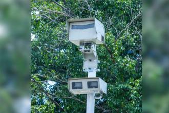Entrarán en operación las nuevas cámaras de fotodetección instaladas en la Variante de Caldas. / FOTO: JUAN ANTONIO SÁNCHEZ OCAMPO