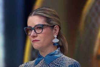 Belén Alonso tiene un hijo de 14 años y dos mellizos de 12. FOTO: CAPTURA DE VIDEO FACEBOOK MASTERCHEF COLOMBIA