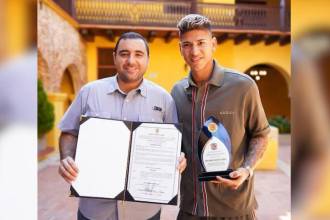 Gobernador de Bolívar (izq.) y Jorge Carrascal (der.). FOTO: @YAMILHARANAP
