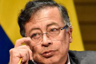 Petro dijo que todo lo revelado son “versiones de supuestos informes de inteligencia” y que, para él, se trata de “falsos informes”FOTO: COLPRENSA - CRISTIAN BAYONA