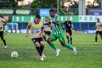 Alfredo Morelos llegó a 100 partidos con Nacional. FOTO: DAVID JARAMILLO - COLPRENSA