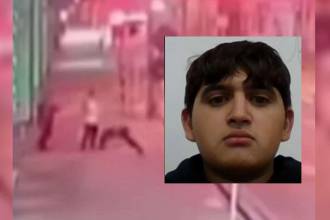 Aquí se evidencia el ataque recibido por Jaime Esteban Moreno. /FOTO: CAPTURA DE VIDEO CITY TV