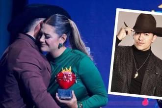 Sonia Restrepo se ha encargado de mantener en pie los proyectos de Yeison Jiménez. FOTO: @PREMIOS NUESTRA TIERRA, REDES SOCIALES