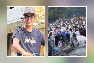 Marlon Rivas Rojas, el joven asesinado a tiros en Castilla, fue despedido por su familia y amigos. FOTOS: CORTESÍA Y REDES DE HERNÁN ECHEVERRI SI SE PUEDE