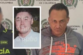 Kevin Alexis Casas García - víctima (izq.) y Rubén Andrés Arango Montoya alias Gomelo (der.). FOTOS: CORTESÍA