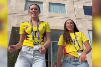 Dulce María Ospina Sterling, hija de David Ospina, y Salomé Rodríguez Ospina, hija de James Rodríguez. FOTO: CAPTURA DE VIDEO INSTAGRAM @salomerodriguezospi